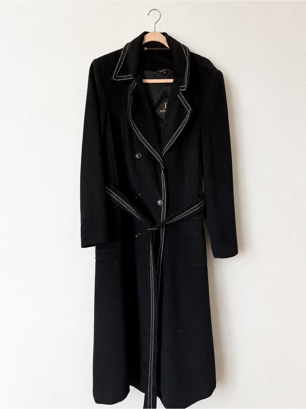 Bella Bicchi Wool Cashmere Soft Trench Coat 12